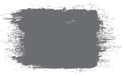 Fototapeta premium Grey brush stroke isolated on background. Paint brush stroke vector for gray ink paint, grunge design element, dirt banner, watercolor design, dirty texture. Trendy brush stroke, vector illustration