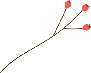 flower branch floral decoration clipart