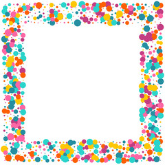 Bright Circle Celebration Vector White