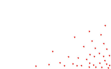 Burgundy Hearts Vector White Backgound. Paper