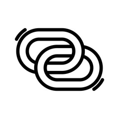 Link icon. Connection sign for mobile concept and web design. vector illustration