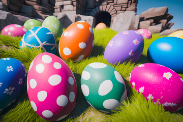 Add a touch of sweetness to your Easter designs with this handmade chocolate egg background. Download now and let your creativity flow