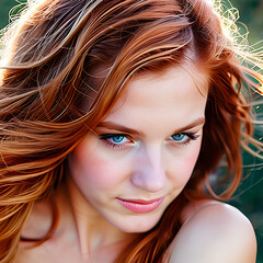 Fototapeta premium portrait of a woman