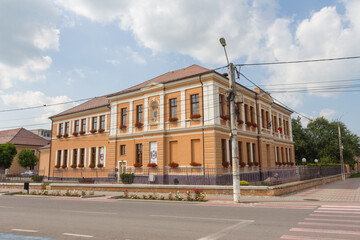 A beautiful historic house in the city of Prejmer. Transylvania. Romania