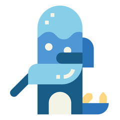 Fototapeta premium water storage flat icon style