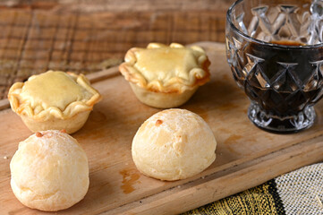 empada Goiana chicken pie typical brazilian food empadão with cheese bread traditional roasted chicken