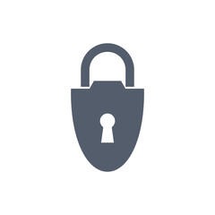 Security Shield icon isolated on transparent background