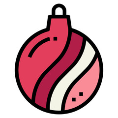 ornaments filled outline icon style
