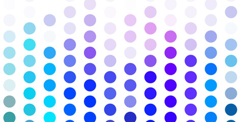 Light blue, red vector pattern with spheres.