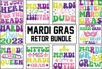 mardi gras retro bundle