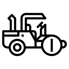 steamroller icon style