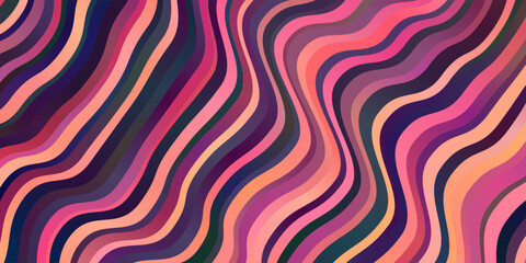 Dark Pink, Red vector backdrop with circular arc.