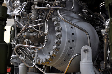 Liquid rocket engine. Rocket engine elements, bolted connections, pipelines.