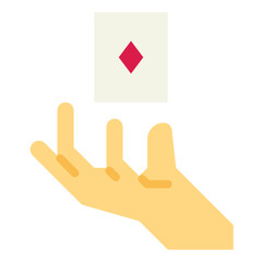 magic show flat icon style