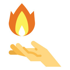 magic show flat icon style