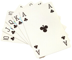 Straight flush for playing poker