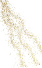 Fototapeta na wymiar Gold Foil Frame gold splatter glitter. Gold brush stroke golden abstract foil glitter frame glowing particle.