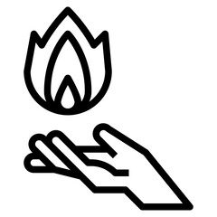 magic show line icon style