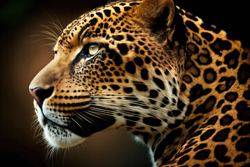 Obraz premium Closeup photography of a Jaguar