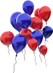 balão brilhante ilustração em vetor balão dourado, roxo, preto e branco em fundo transparente. Balões para aniversários, ocasiões festivas, festas, casamentos. Decorações românticas do festival.