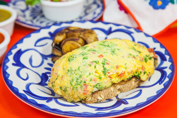 Omelet, Alta Cocina Mexicana, Platillos