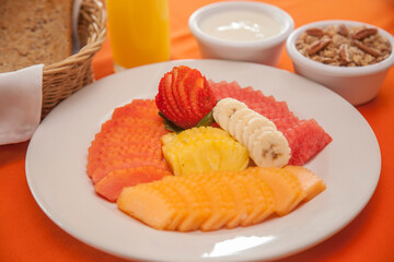 Plato de Frutas Desayuno, Alta Cocina Mexicana, Platillos