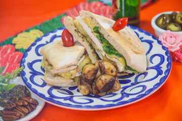 Sandwich, Alta Cocina Mexicana, Platillos
