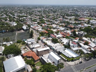 Obraz premium aerial view of the city
