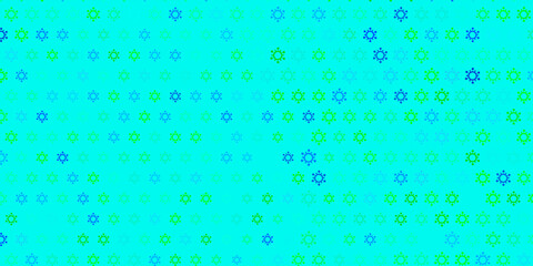 Dark multicolor vector template with flu signs.