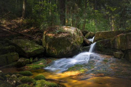 waterfall in the forest © jana