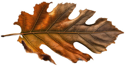 Fototapeta premium isolated dying brown fig leaves, summer, mission figs, illustration, transparent background, png, horizontal, vertical, floral, generative ai