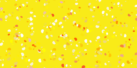Light yellow vector backdrop with chaotic shapes.