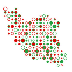 Iran Silhouette Pixelated pattern map illustration