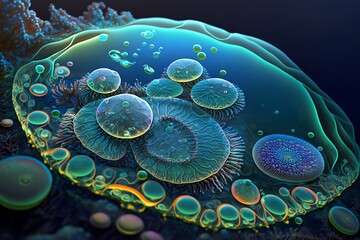 Obraz premium microorganisms, Microbes, Bacteria, Fungi, Algae, Viruses, Archaea, Yeasts, Molds, Parasites, Microflora, Microfauna, Infectious, Microbe, Pandemic, Antibody, Mutation, Vaccine, Influenza, Epidemic,