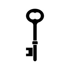 Key icon. sign for mobile concept and web design. vector illustration