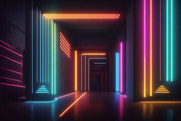 neon lines
