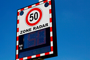 Radar pédagogique en agglomération