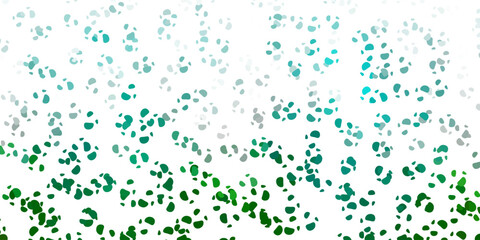 Light green vector template with abstract forms.
