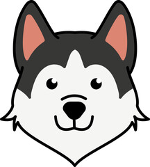 cute dog illustration, cartoon dog