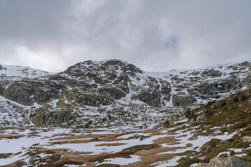 Pico de Peñalara en invierno