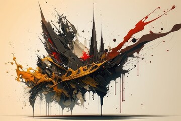 Obraz premium illustration of an abstract background