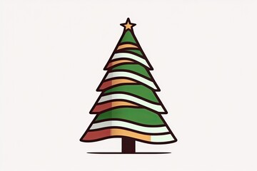 Christmas tree vector