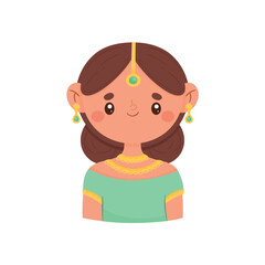 indian woman wearing green suit