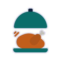 Lunch icon. sign for mobile concept and web design. vector illustration