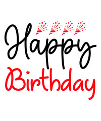 Happy Birthday SVG Cut File
