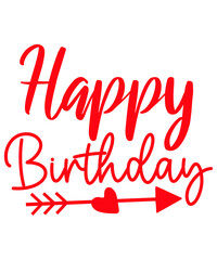 Happy Birthday SVG Design