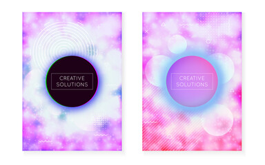 Modern Pattern. Simple Dots. Violet Tech Background. Shiny Banner. Geometric Fluid. Retro Multicolor Template. Motion Flyer. Abstract Presentation. Blue Modern Pattern