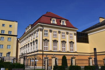 Fototapeta na wymiar Pałac Królewski we Wrocławiu, XVIII-wieczny, zrekonstruowany, barokowy, 