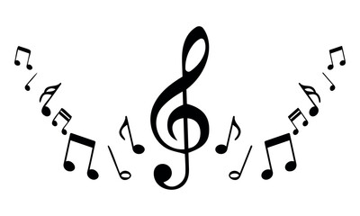 vector music note vector, musical notes vectors, icons, clipart graphics