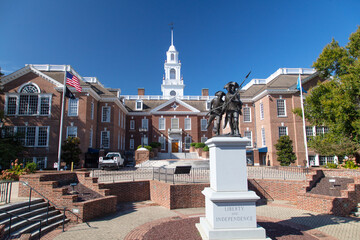 Delaware state capitol building in Dover, Delaware.
